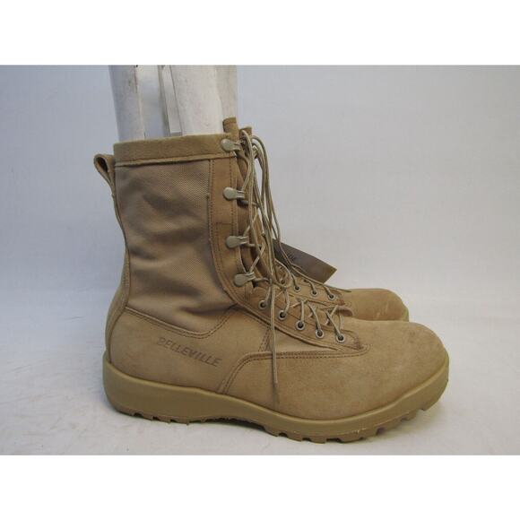 EUC Belleville Mens Sz 13.5 R Tan Suede Gore-Tex Combat Tactical Military Boots main image 7